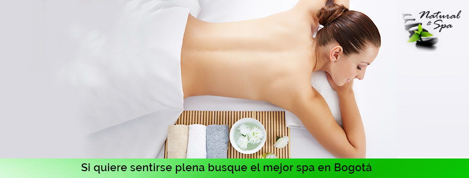 Spa Bogot, mujer preparada para un masaje