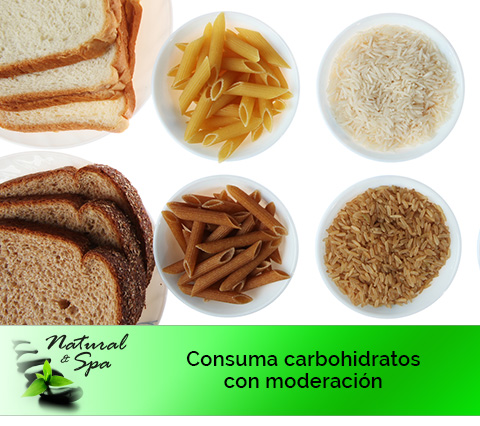 Masajes para adelgazar Bogot, platos con carbohidratos